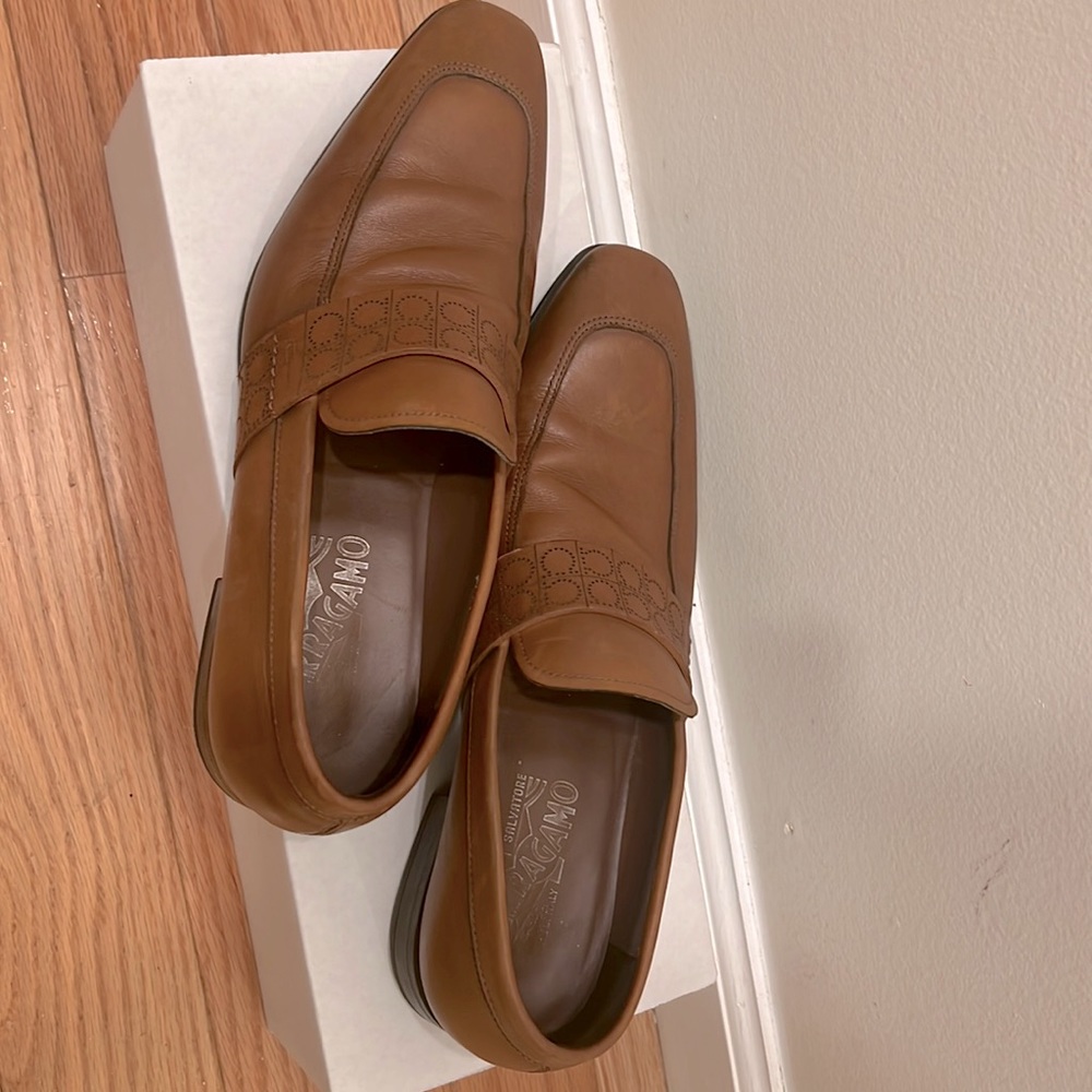 Men’s Leather Ferragamo loafers.